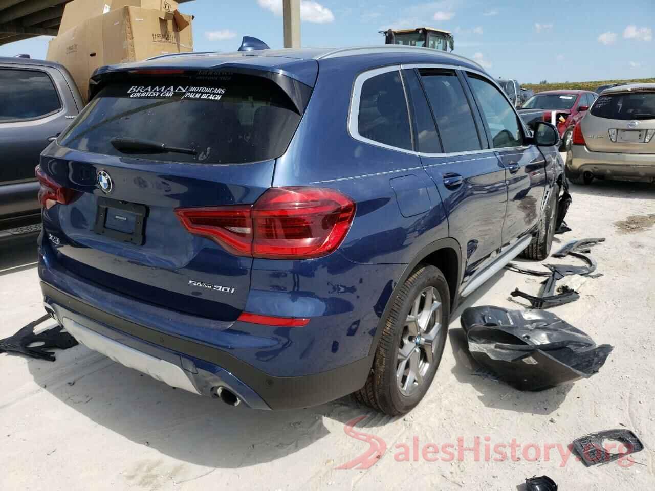 5UXTY3C08M9G18947 2021 BMW X3