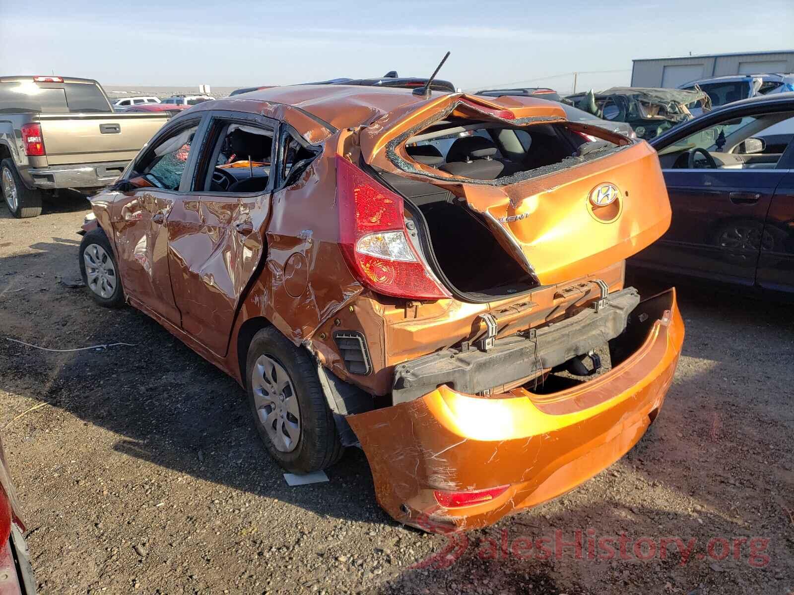 KMHCT5AE7HU316829 2017 HYUNDAI ACCENT