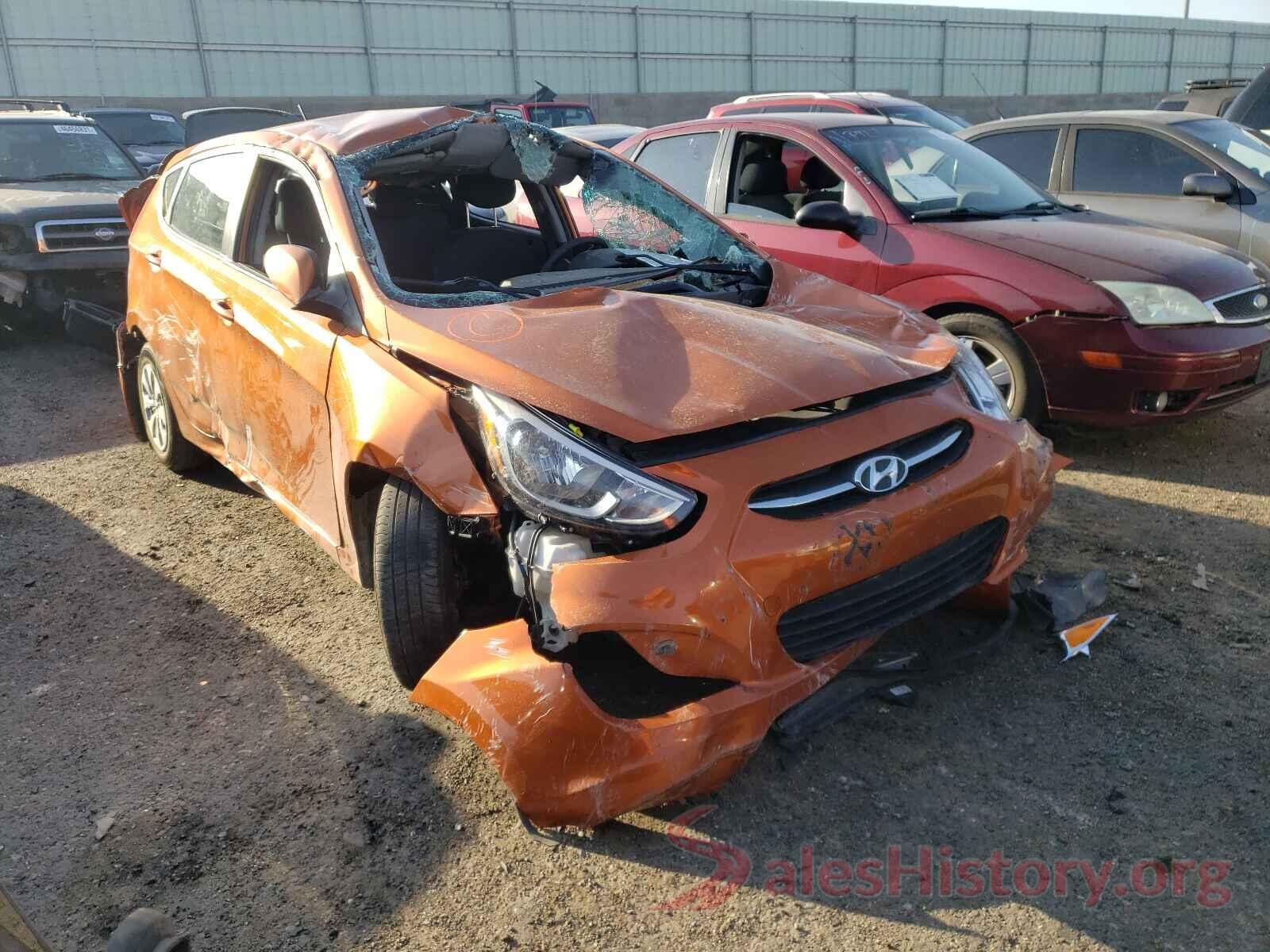 KMHCT5AE7HU316829 2017 HYUNDAI ACCENT