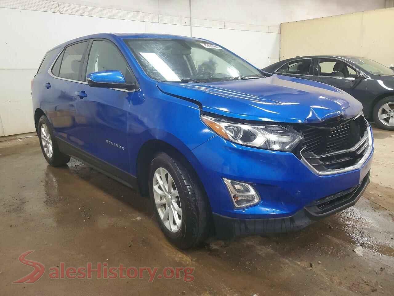 2019 CHEVROLET EQUINOX VIN 3GNAXKEV7KS539749, rear 3/4 view