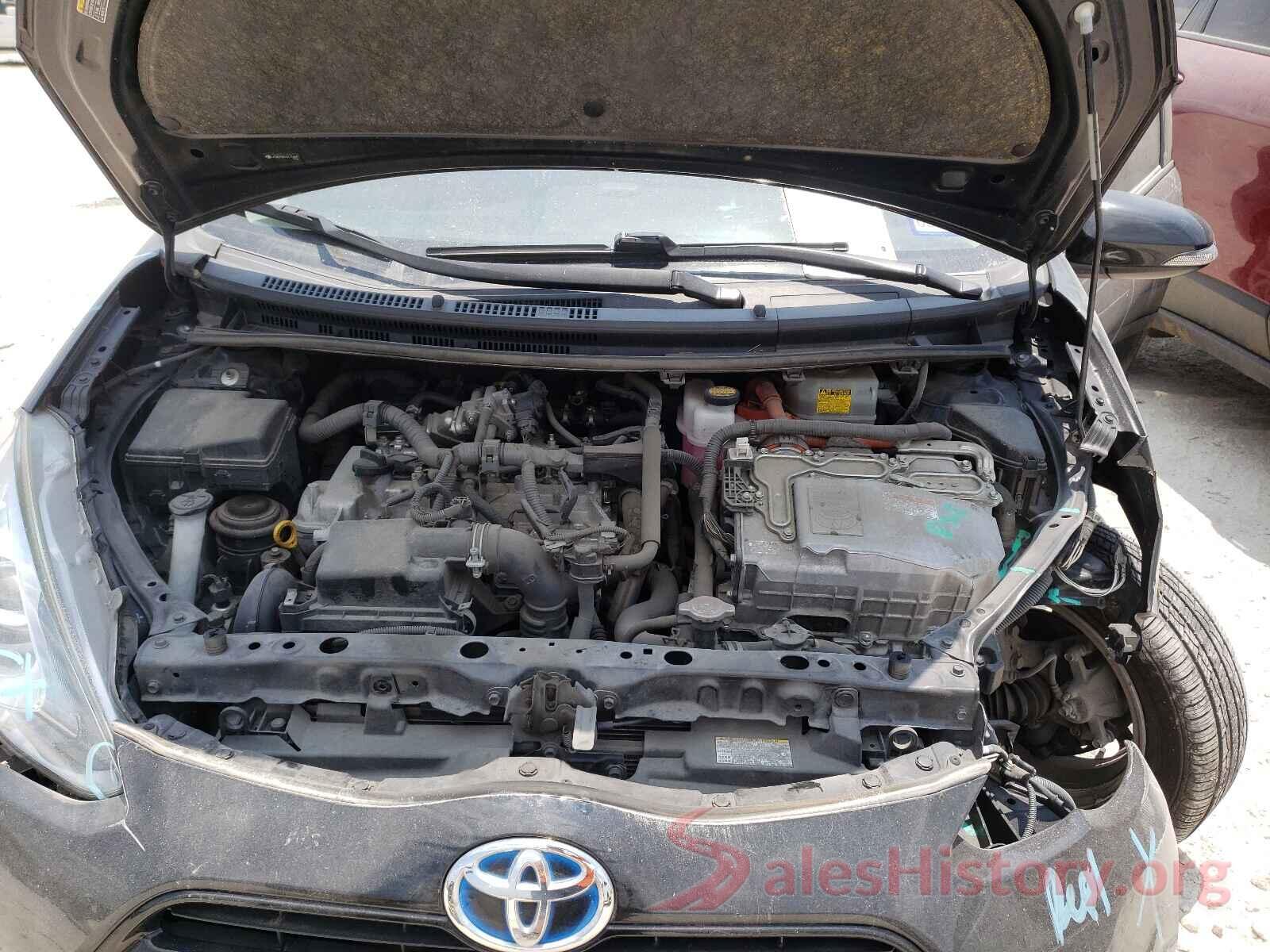 JTDKDTB31G1116687 2016 TOYOTA PRIUS