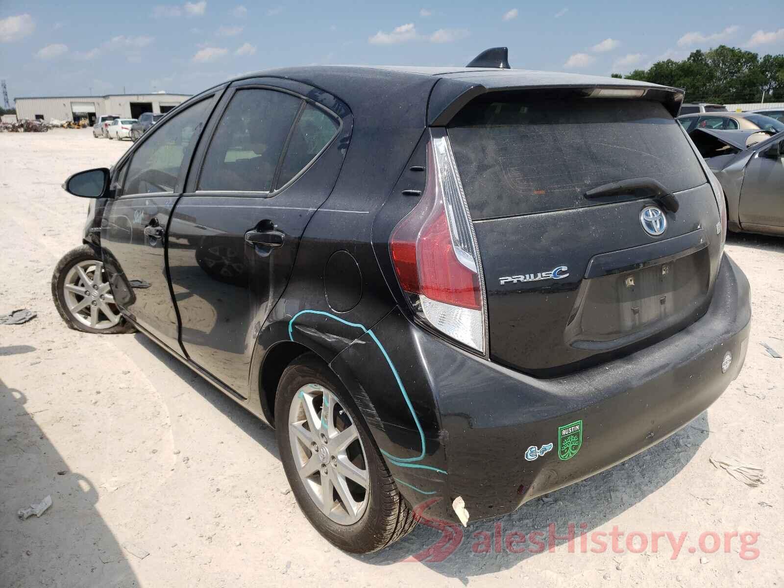 JTDKDTB31G1116687 2016 TOYOTA PRIUS