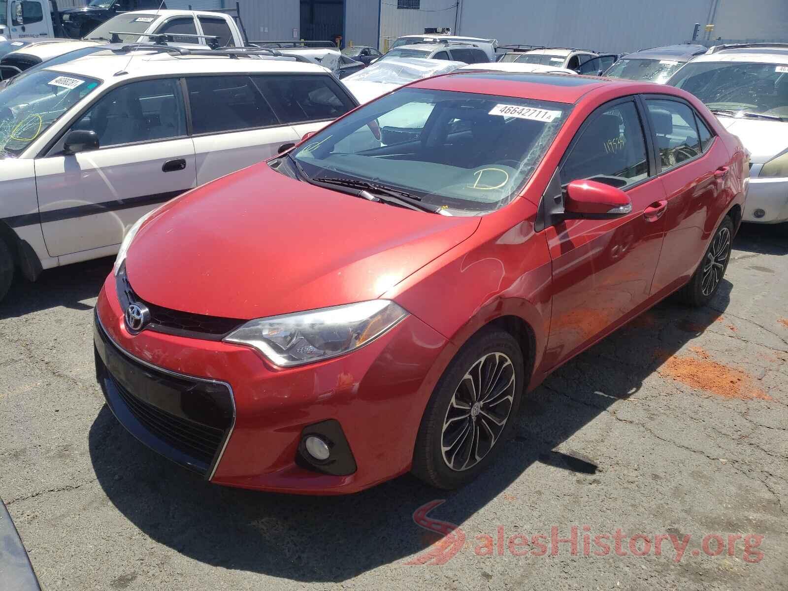 5YFBURHE7GP410571 2016 TOYOTA COROLLA