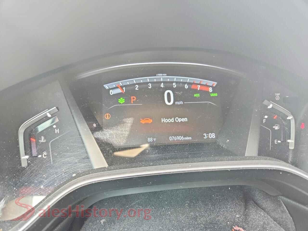 2021 HONDA CRV VIN 5J6RW1H57MA000941, interior center console