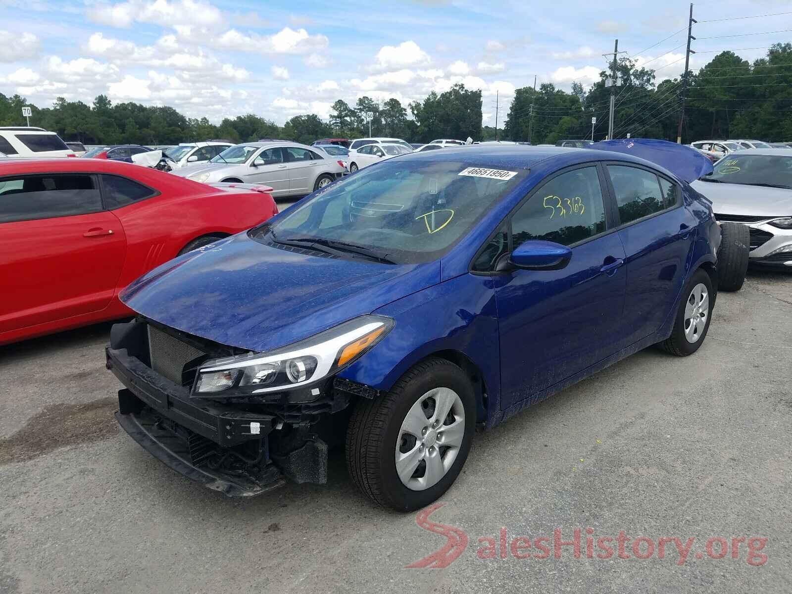 3KPFK4A70HE154220 2017 KIA FORTE