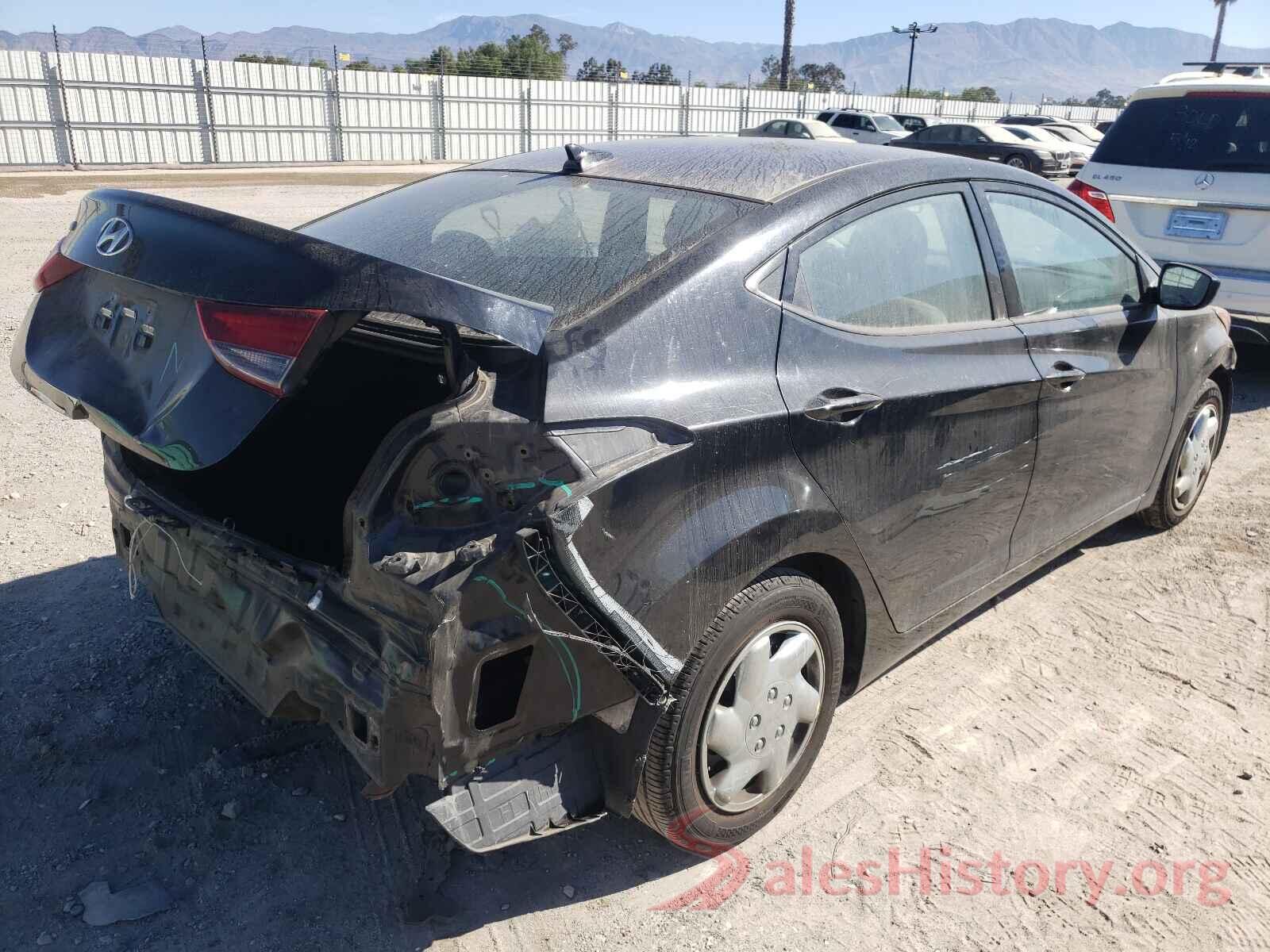 5NPDH4AE9GH784770 2016 HYUNDAI ELANTRA