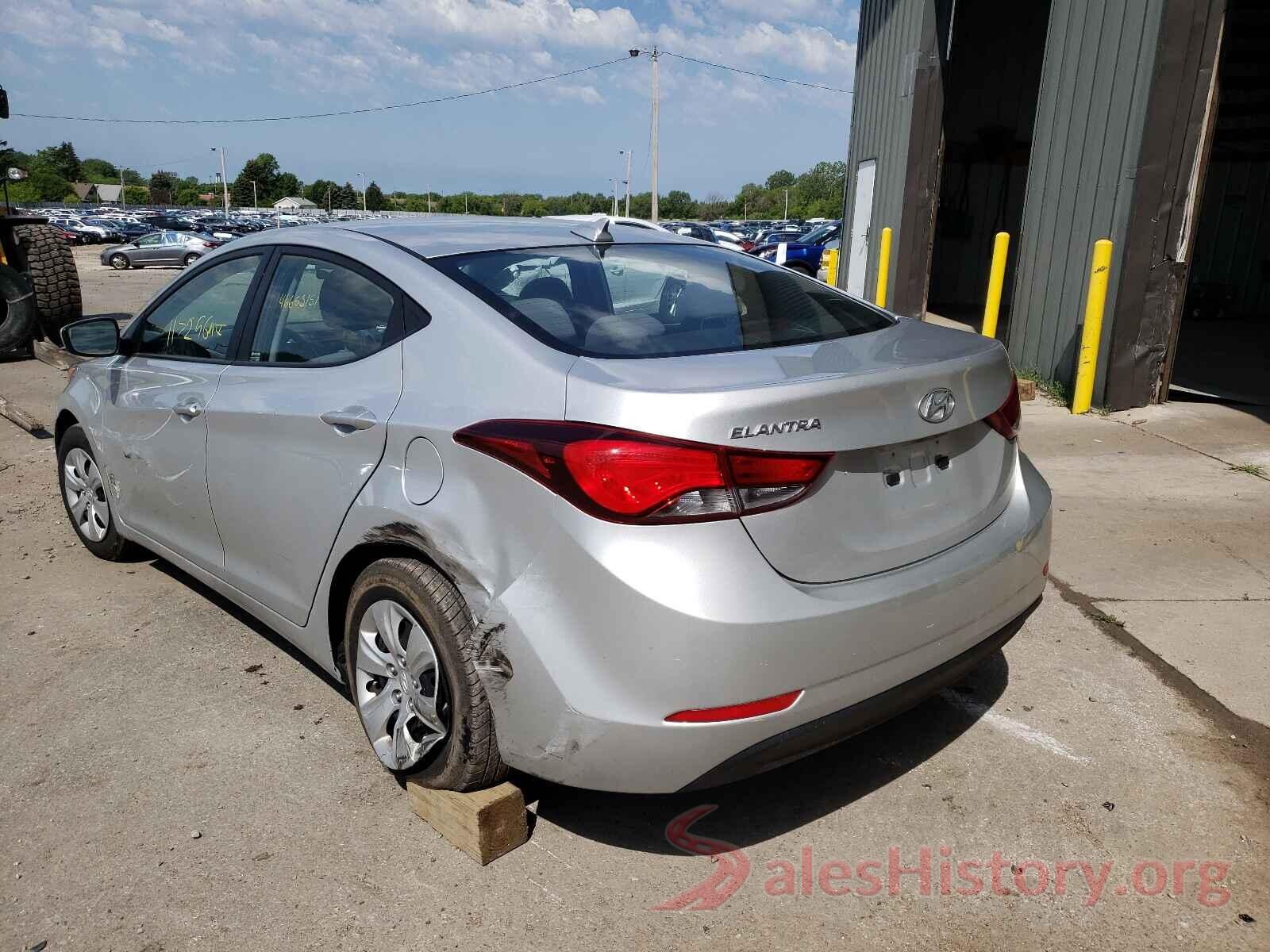 5NPDH4AEXGH709091 2016 HYUNDAI ELANTRA