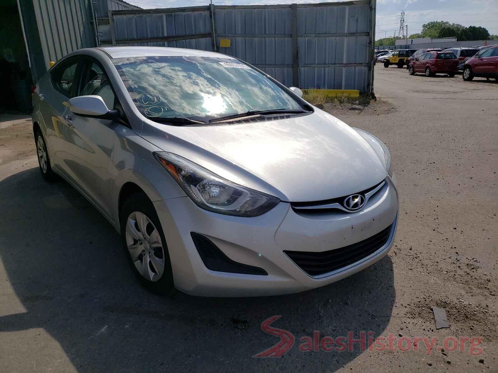 5NPDH4AEXGH709091 2016 HYUNDAI ELANTRA