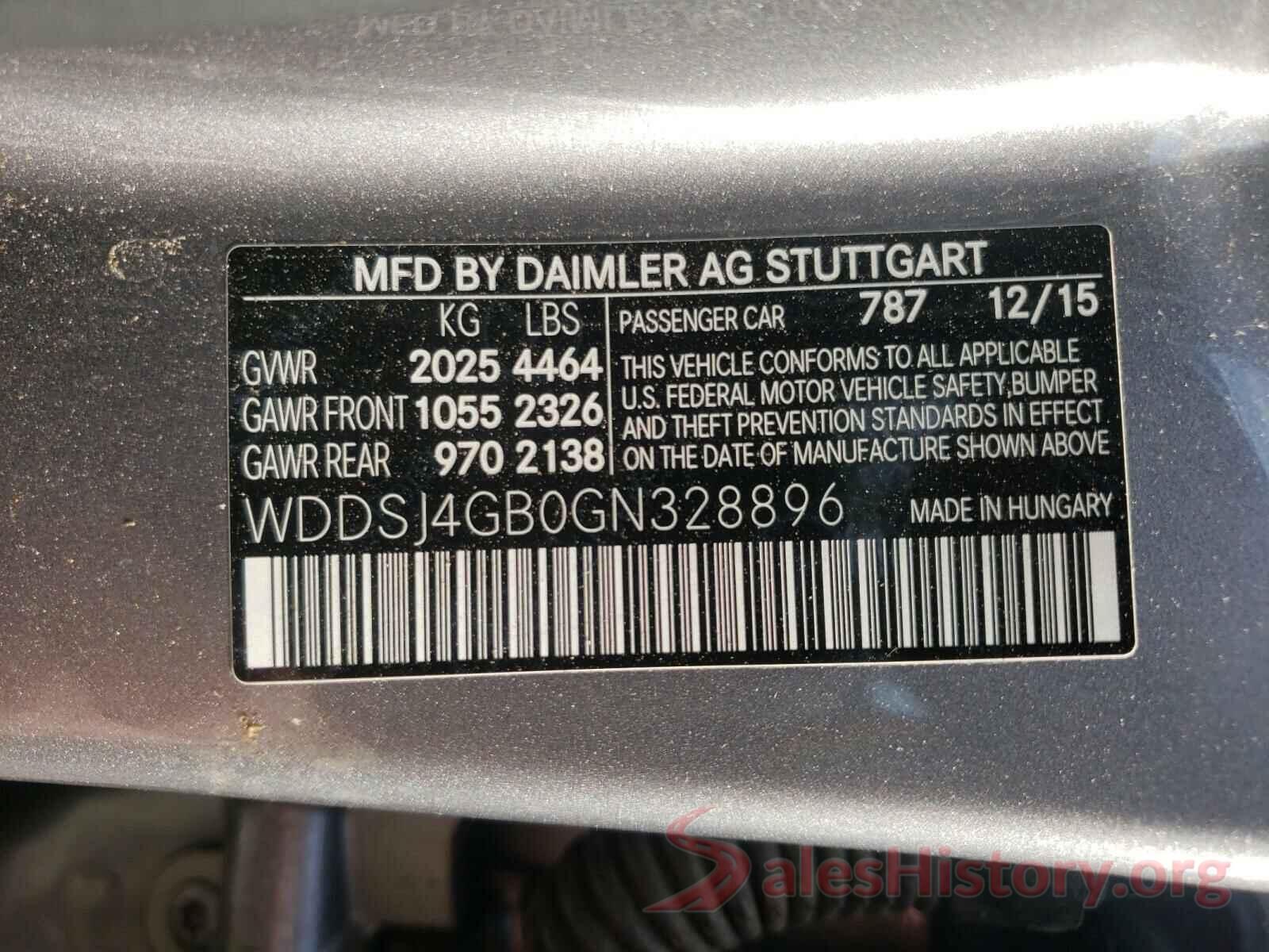 WDDSJ4GB0GN328896 2016 MERCEDES-BENZ C CLASS