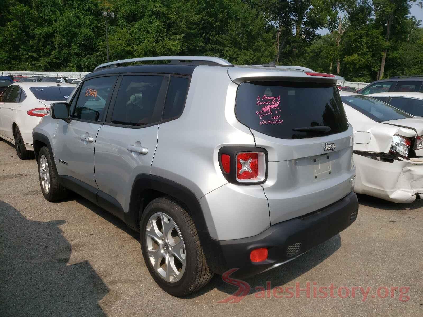 ZACCJADT1GPC51523 2016 JEEP RENEGADE