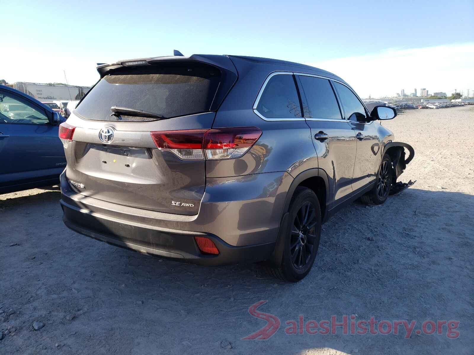 5TDJZRFH6KS608813 2019 TOYOTA HIGHLANDER