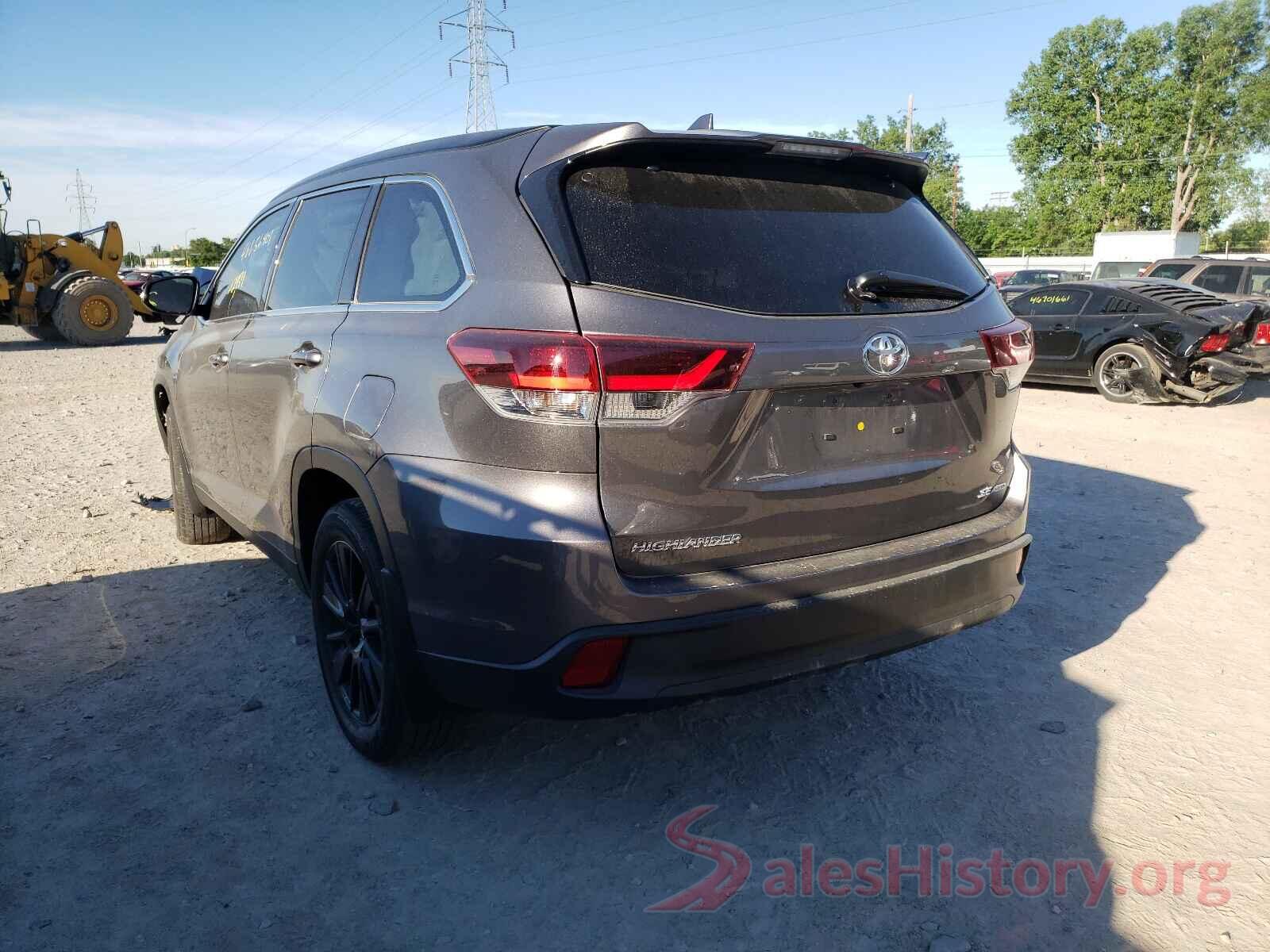 5TDJZRFH6KS608813 2019 TOYOTA HIGHLANDER