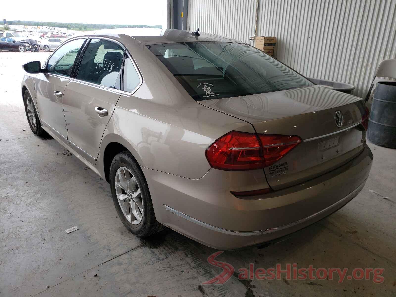 1VWAS7A3XGC025297 2016 VOLKSWAGEN PASSAT