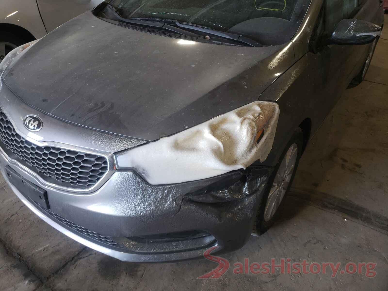 KNAFX4A66G5609183 2016 KIA FORTE