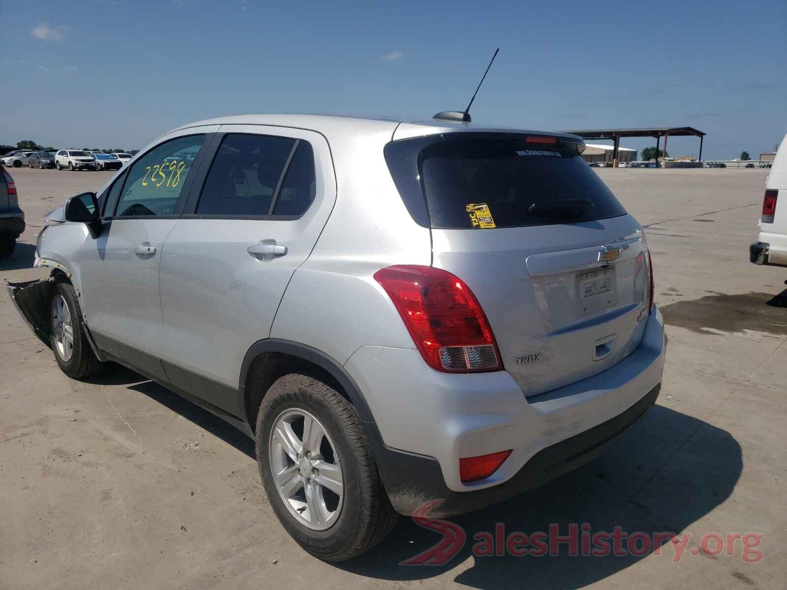 KL7CJKSB7LB039520 2020 CHEVROLET TRAX