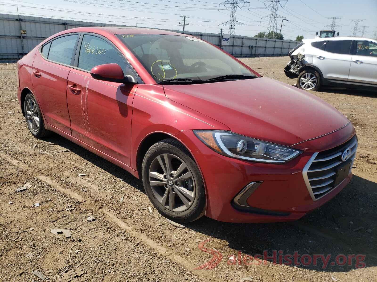 5NPD84LF6HH149111 2017 HYUNDAI ELANTRA