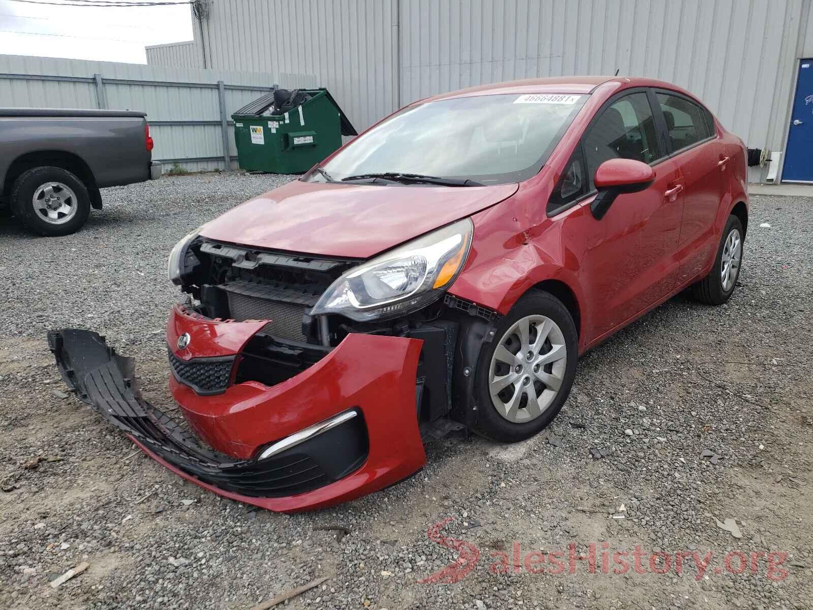 KNADM4A35H6011474 2017 KIA RIO