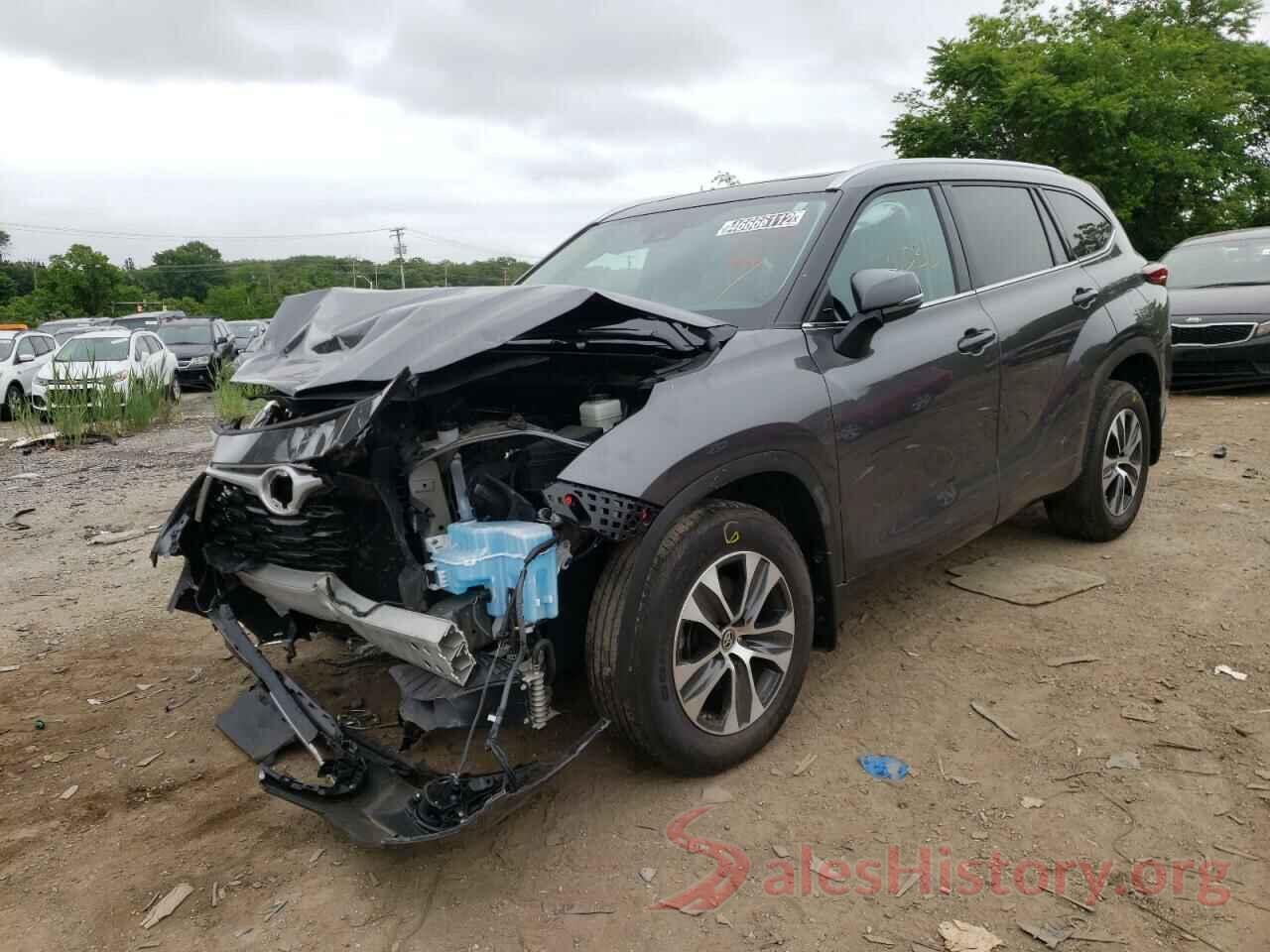 5TDGZRBH6MS100778 2021 TOYOTA HIGHLANDER