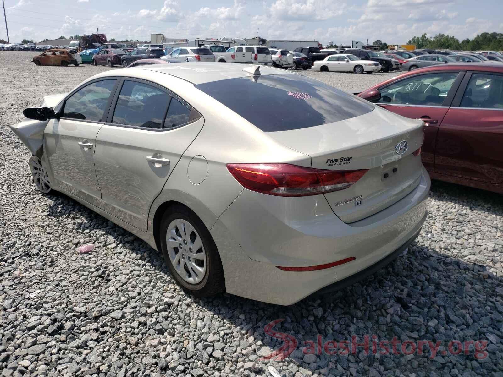 5NPD74LF5HH141276 2017 HYUNDAI ELANTRA