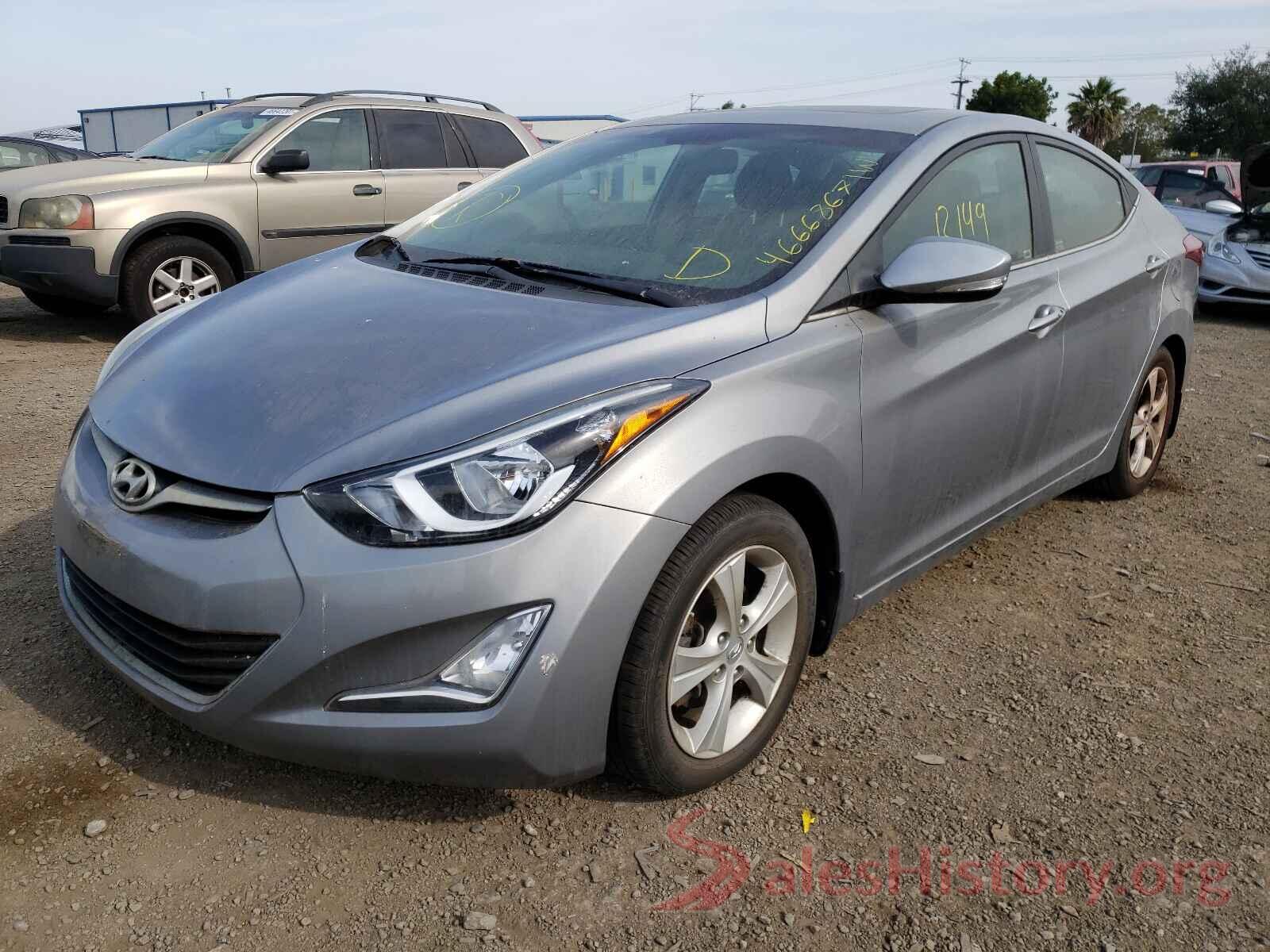 KMHDH4AE7GU483299 2016 HYUNDAI ELANTRA