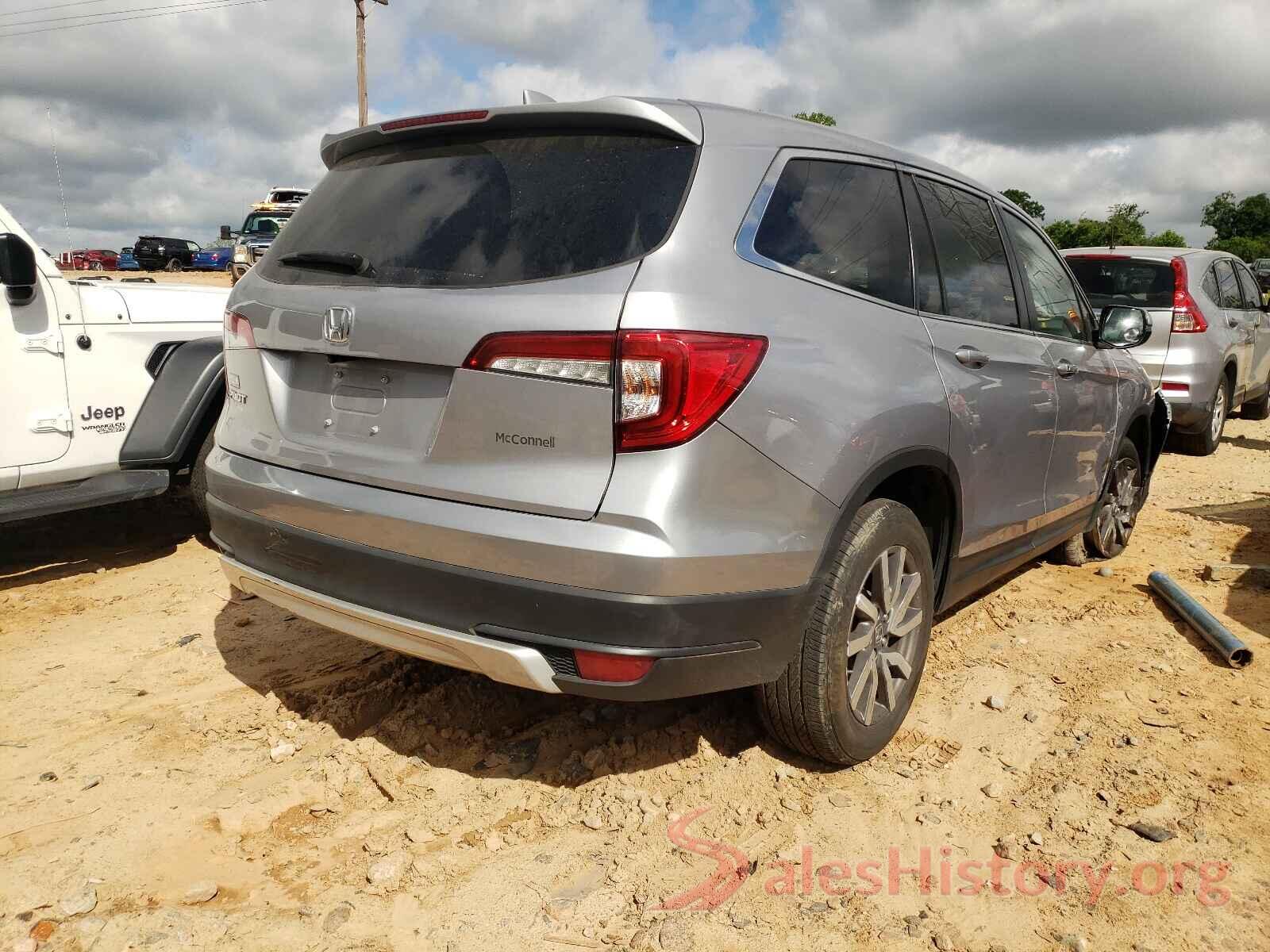 5FNYF5H55KB019047 2019 HONDA PILOT