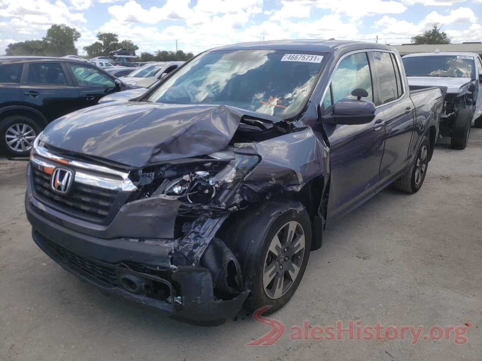 5FPYK2F55KB001748 2019 HONDA RIDGELINE