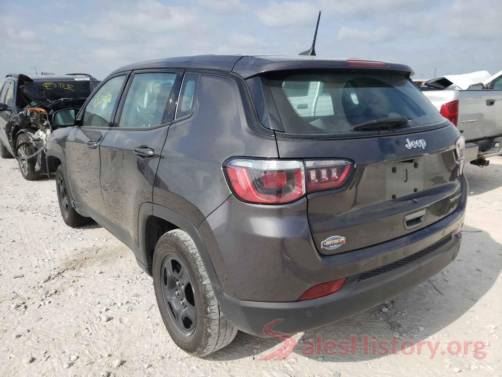 3C4NJCAB0KT763016 2019 JEEP COMPASS