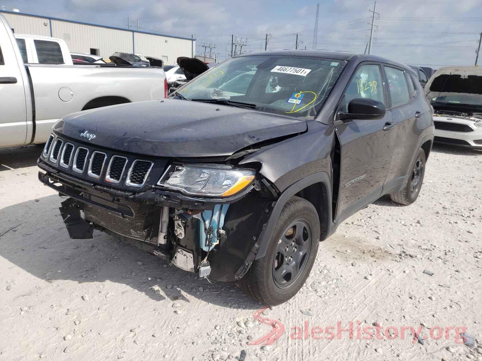 3C4NJCAB0KT763016 2019 JEEP COMPASS