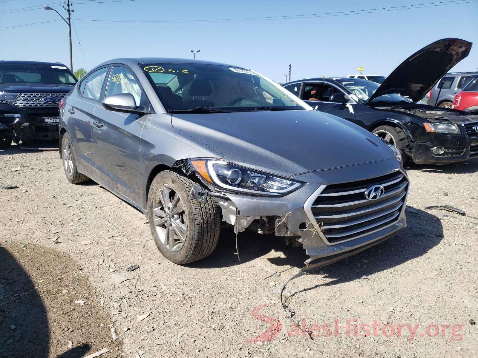 KMHD84LFXJU592966 2018 HYUNDAI ELANTRA