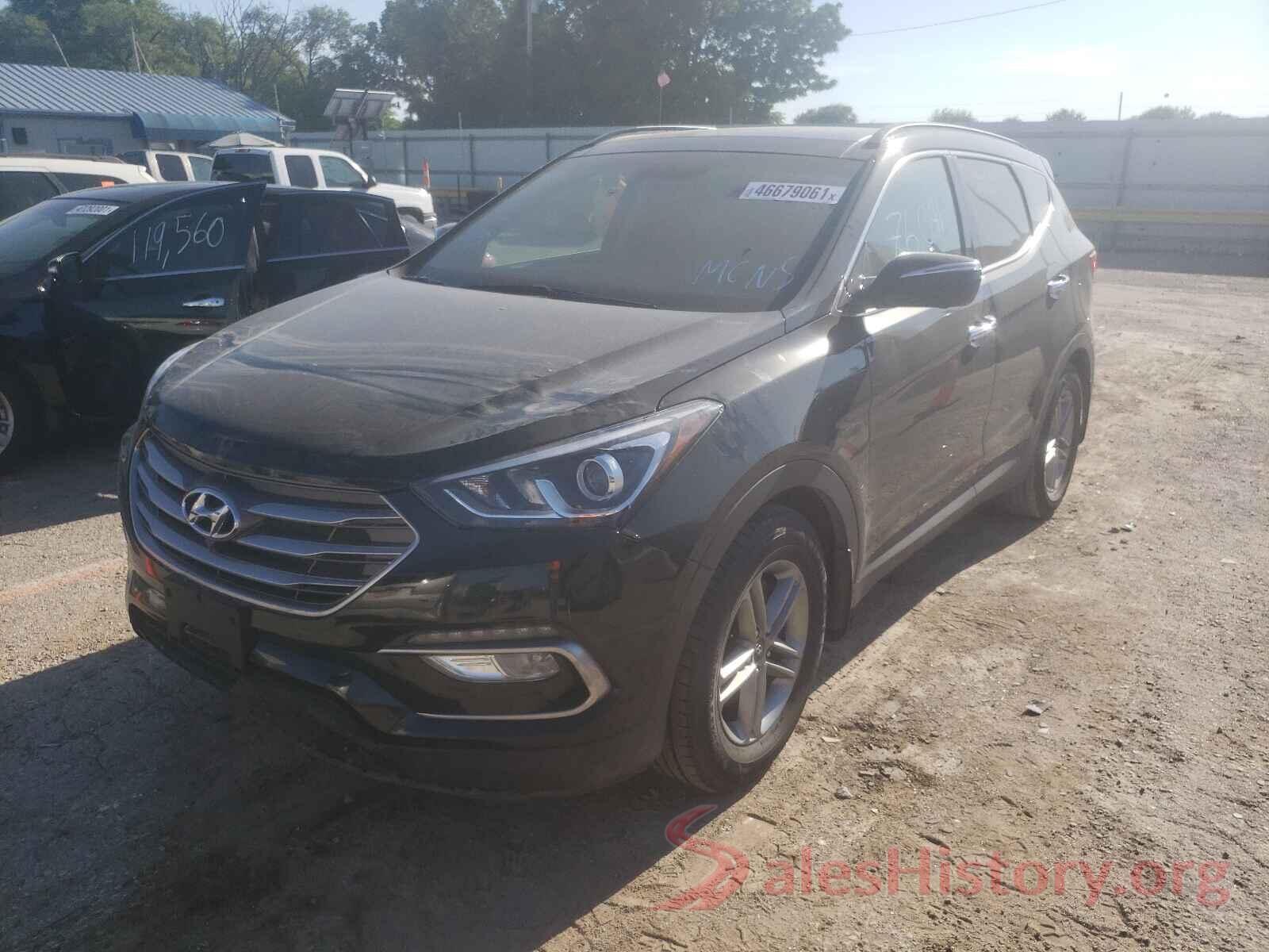 5XYZUDLB3HG450585 2017 HYUNDAI SANTA FE