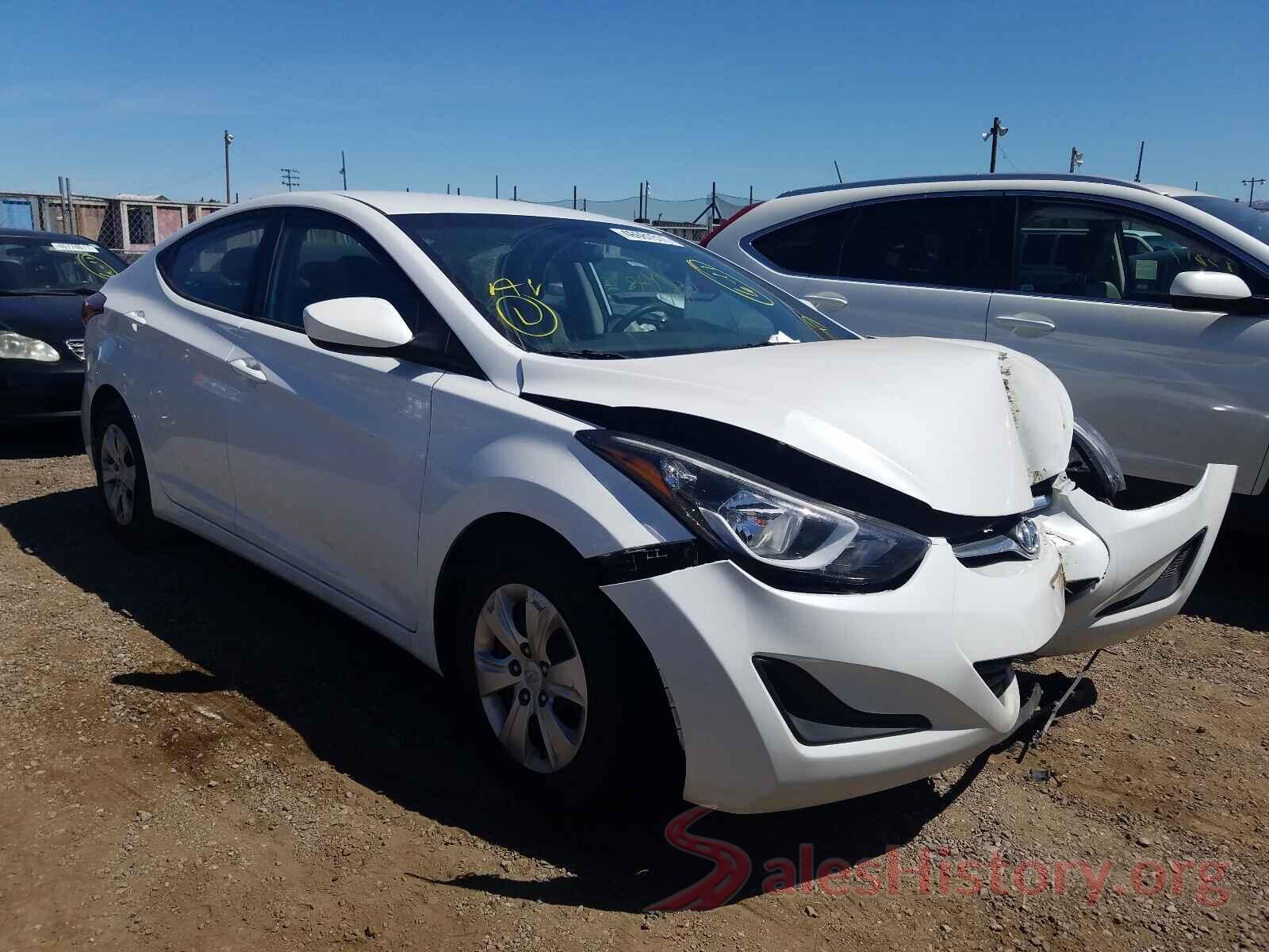 5NPDH4AE1GH787551 2016 HYUNDAI ELANTRA