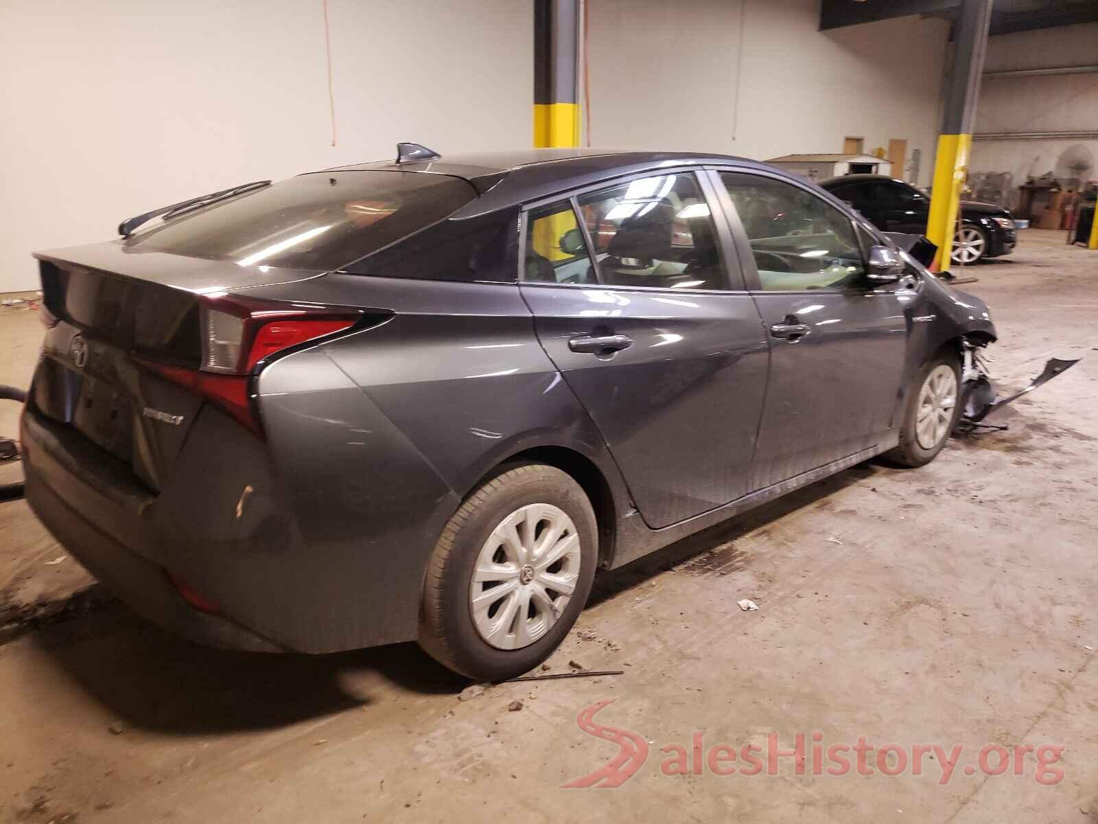 JTDKARFUXK3080624 2019 TOYOTA PRIUS