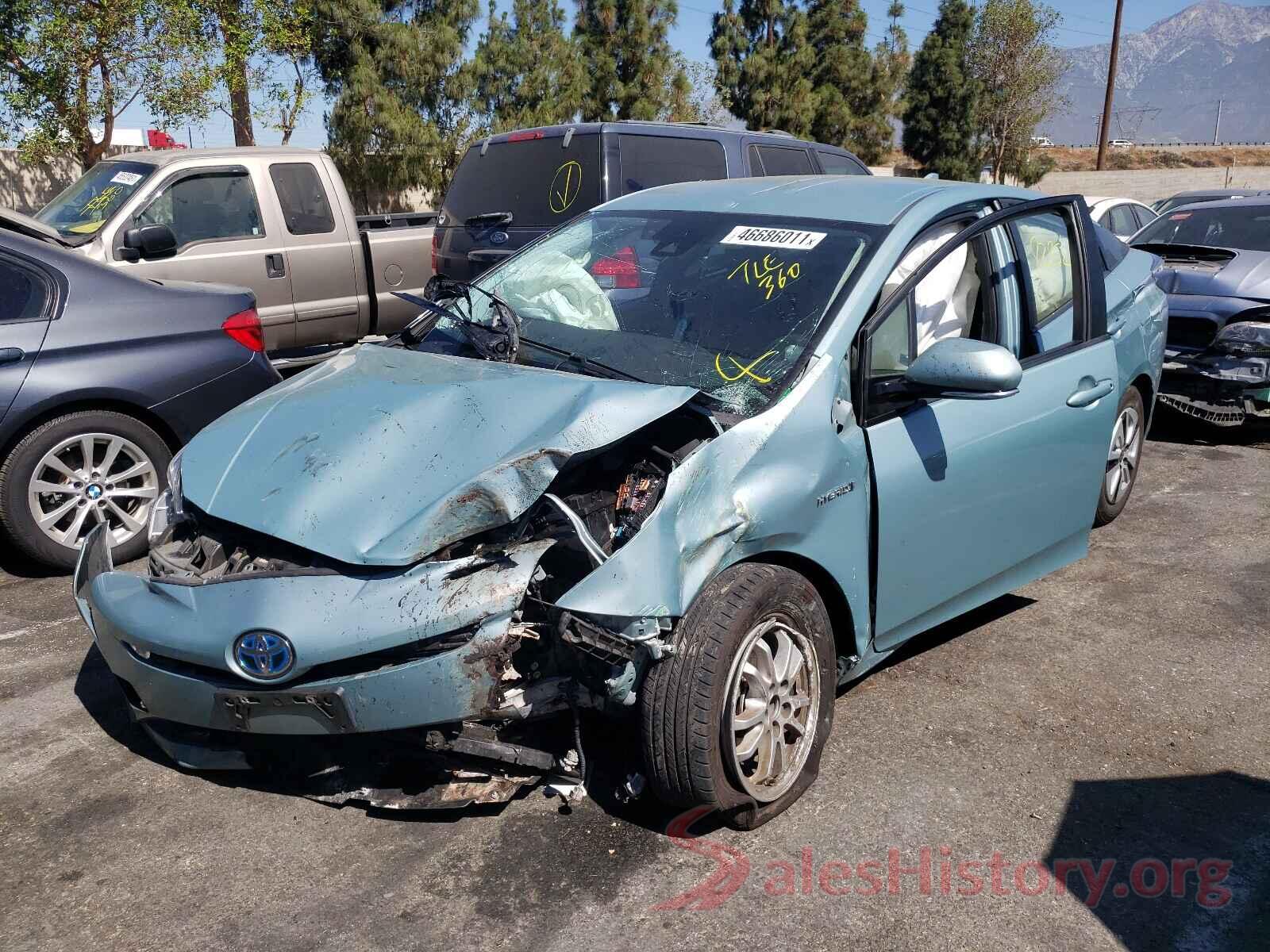 JTDKARFU4H3046526 2017 TOYOTA PRIUS