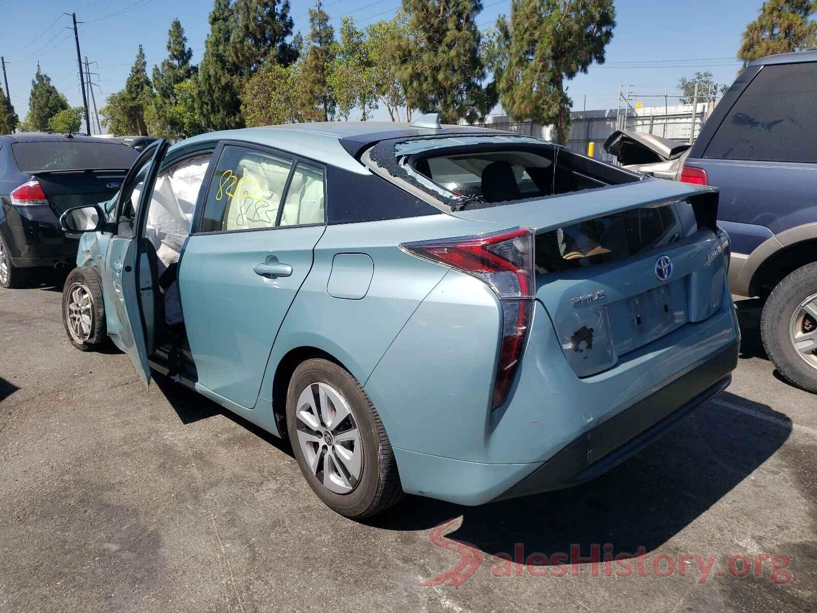 JTDKARFU4H3046526 2017 TOYOTA PRIUS