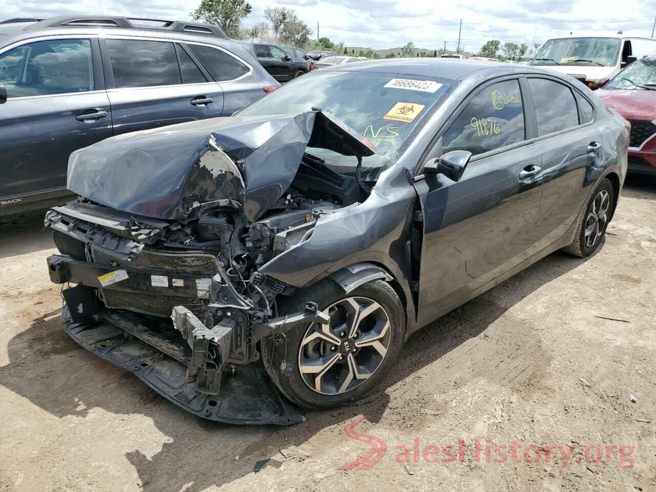 3KPF24ADXLE170438 2020 KIA FORTE