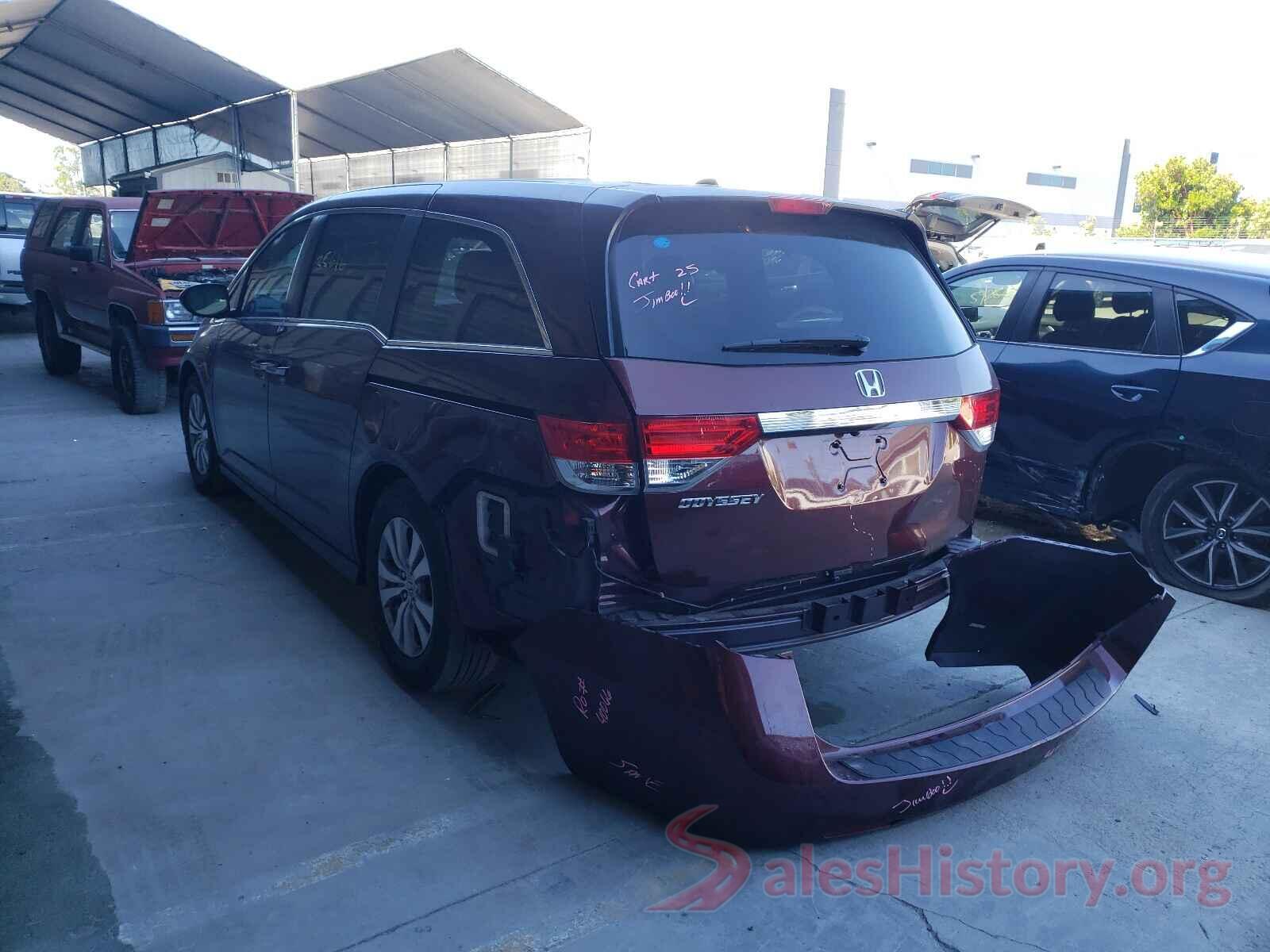 5FNRL5H62GB087450 2016 HONDA ODYSSEY