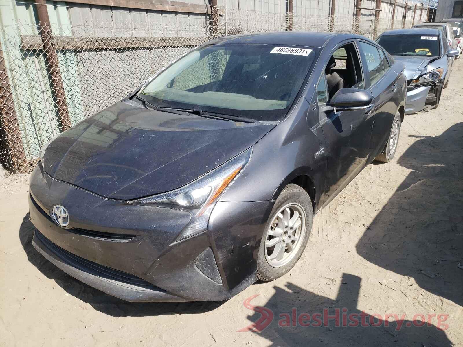 JTDKBRFU6G3001499 2016 TOYOTA PRIUS