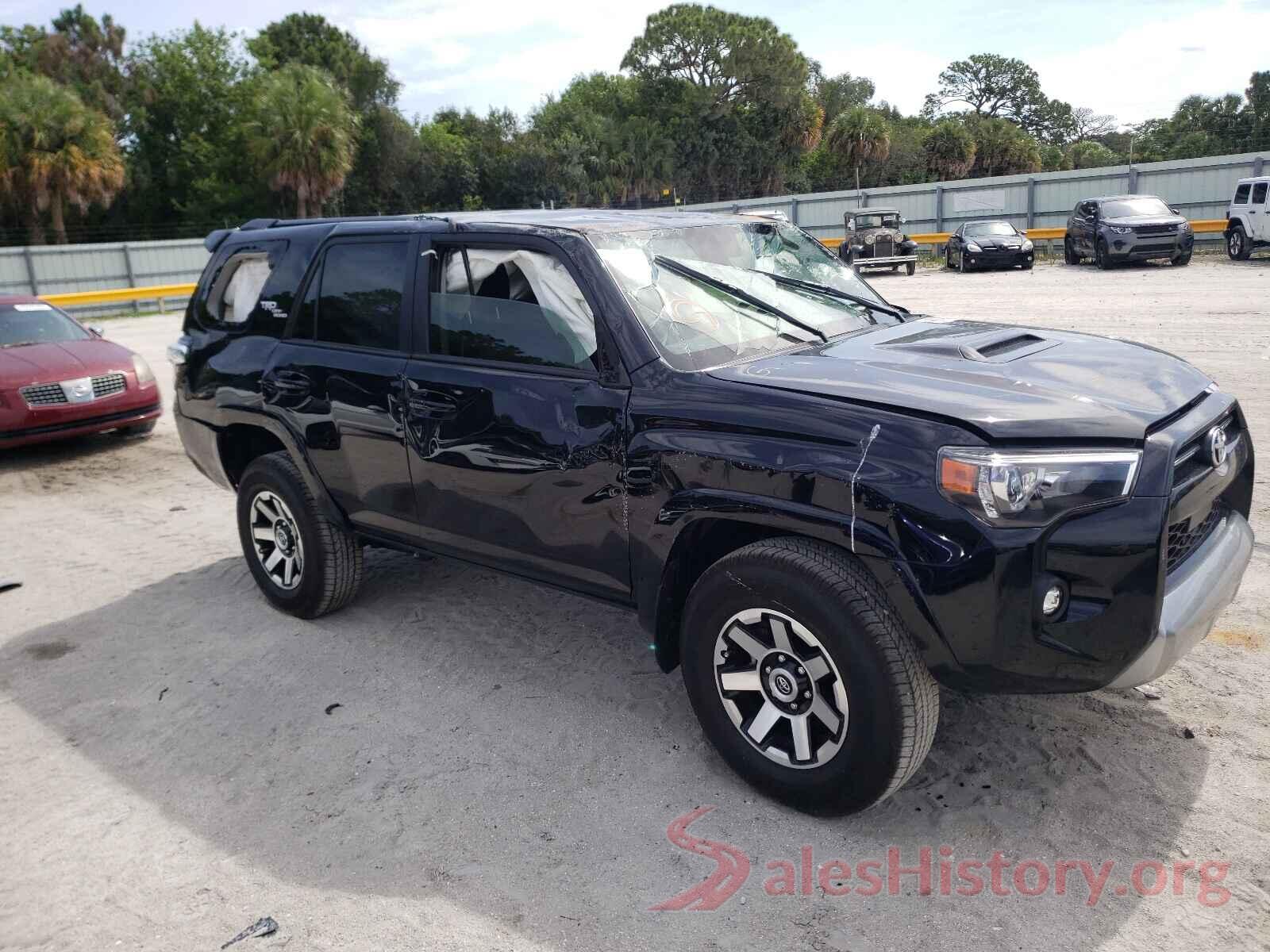 JTEPU5JR0M5897063 2021 TOYOTA 4RUNNER