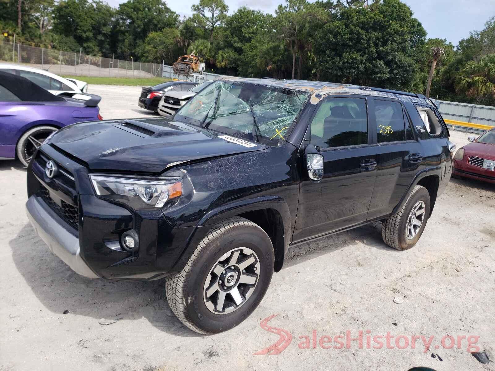 JTEPU5JR0M5897063 2021 TOYOTA 4RUNNER