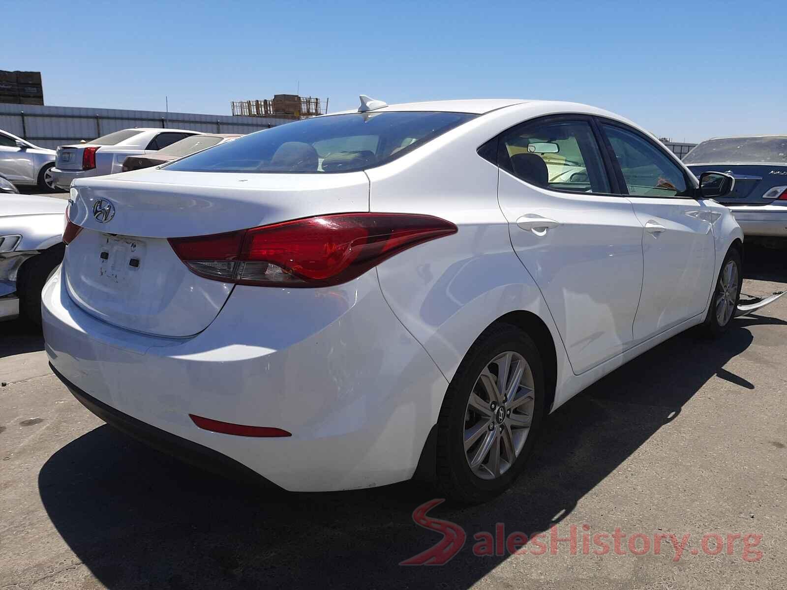 5NPDH4AE2GH659786 2016 HYUNDAI ELANTRA