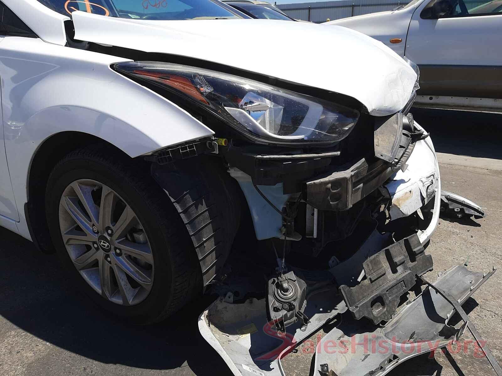 5NPDH4AE2GH659786 2016 HYUNDAI ELANTRA