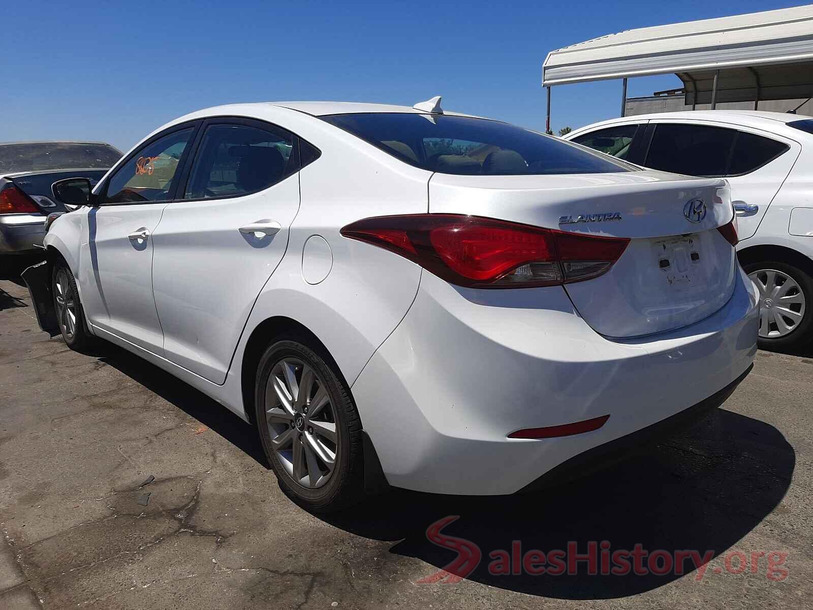 5NPDH4AE2GH659786 2016 HYUNDAI ELANTRA