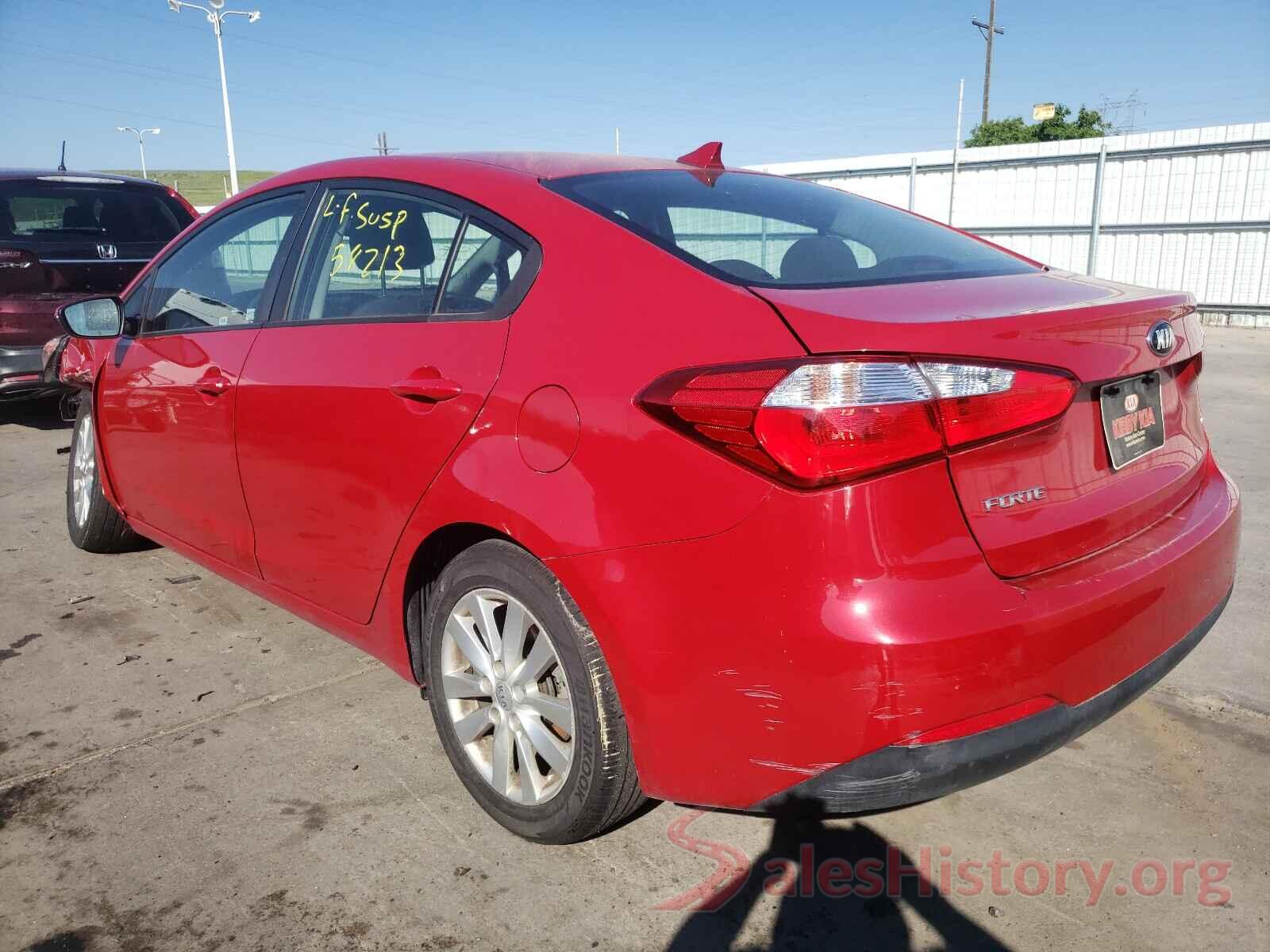 KNAFX4A68G5549763 2016 KIA FORTE