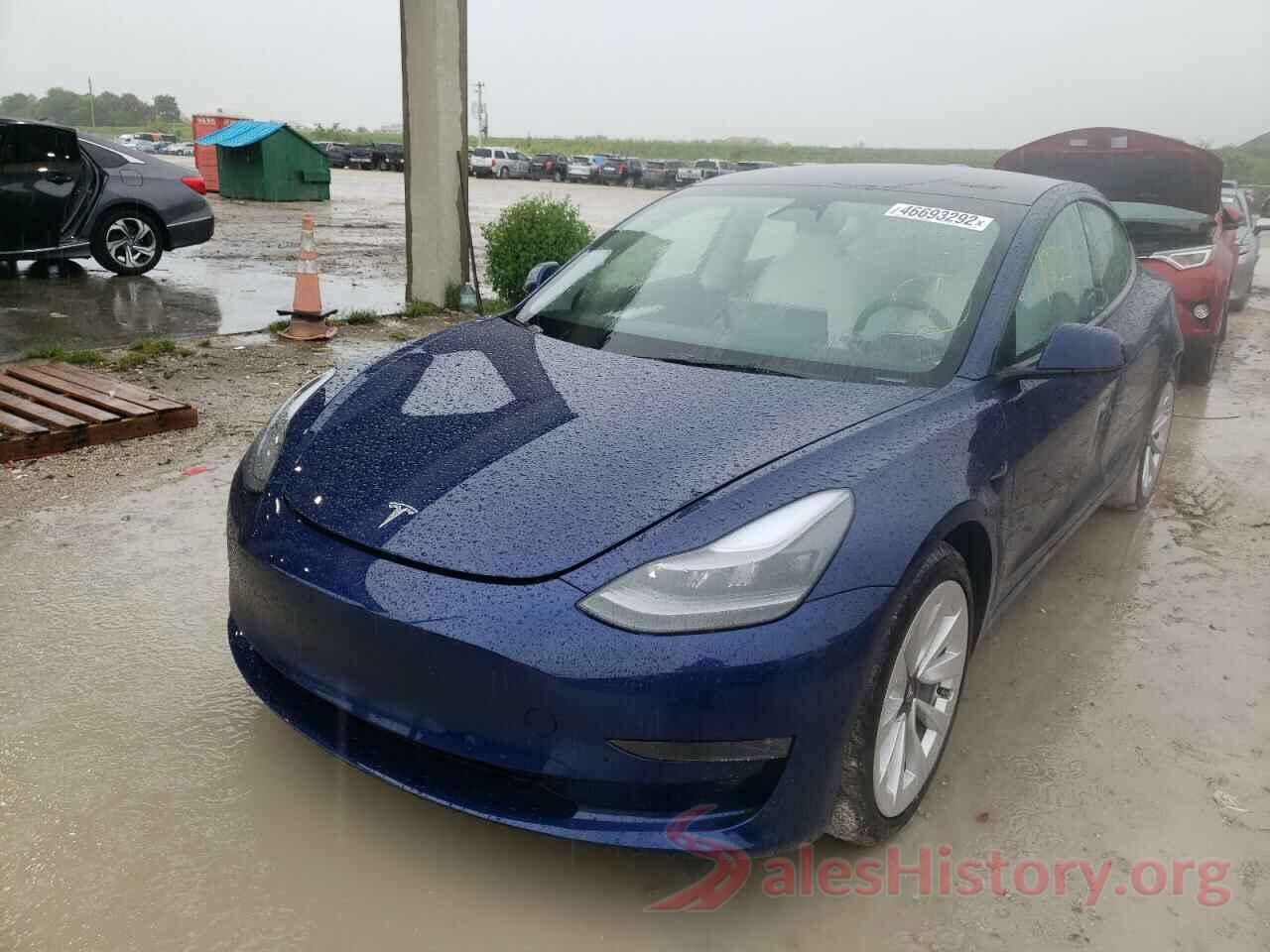 5YJ3E1EB4NF180896 2022 TESLA MODEL 3