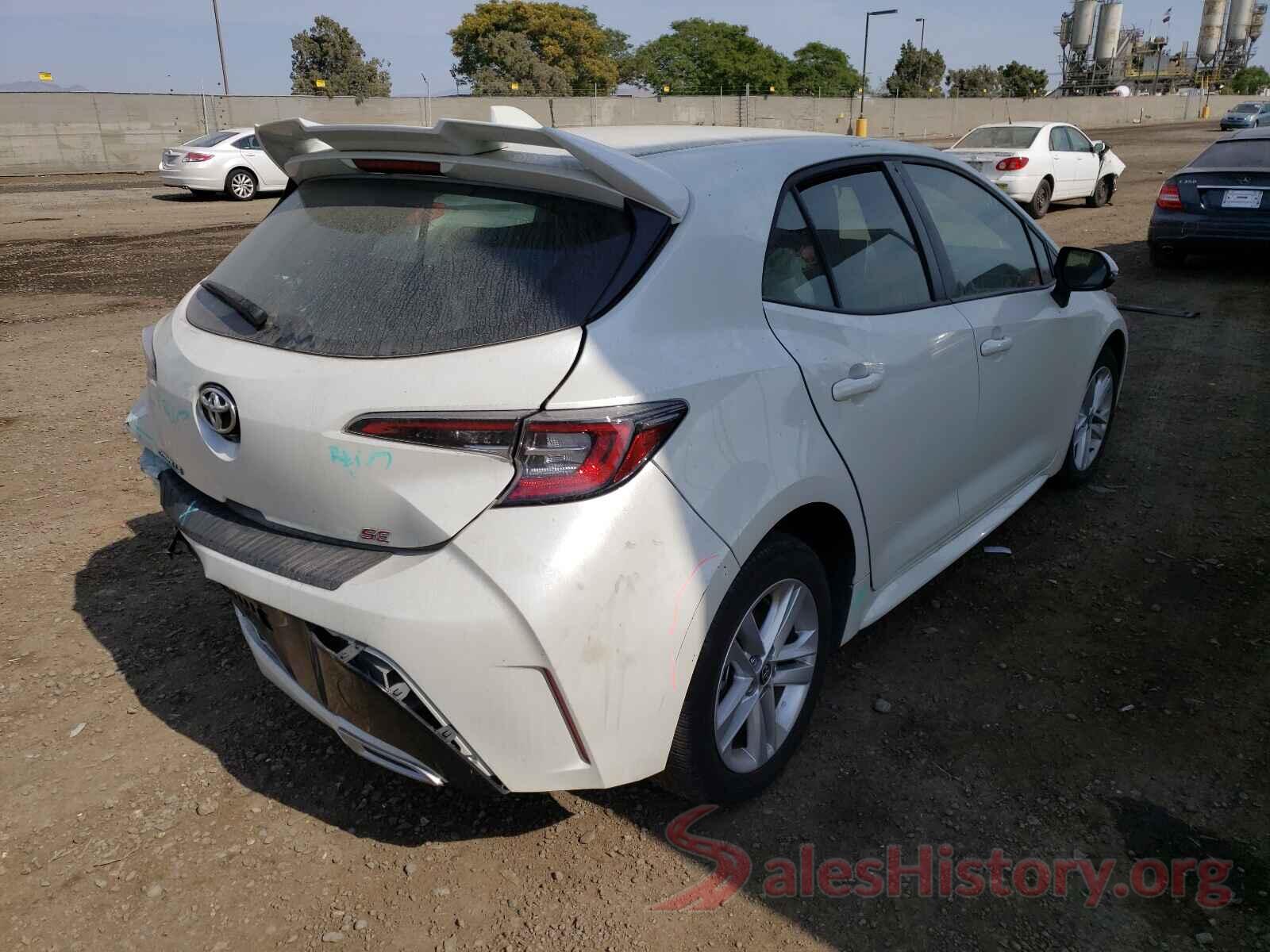 JTNK4RBE9K3030010 2019 TOYOTA COROLLA