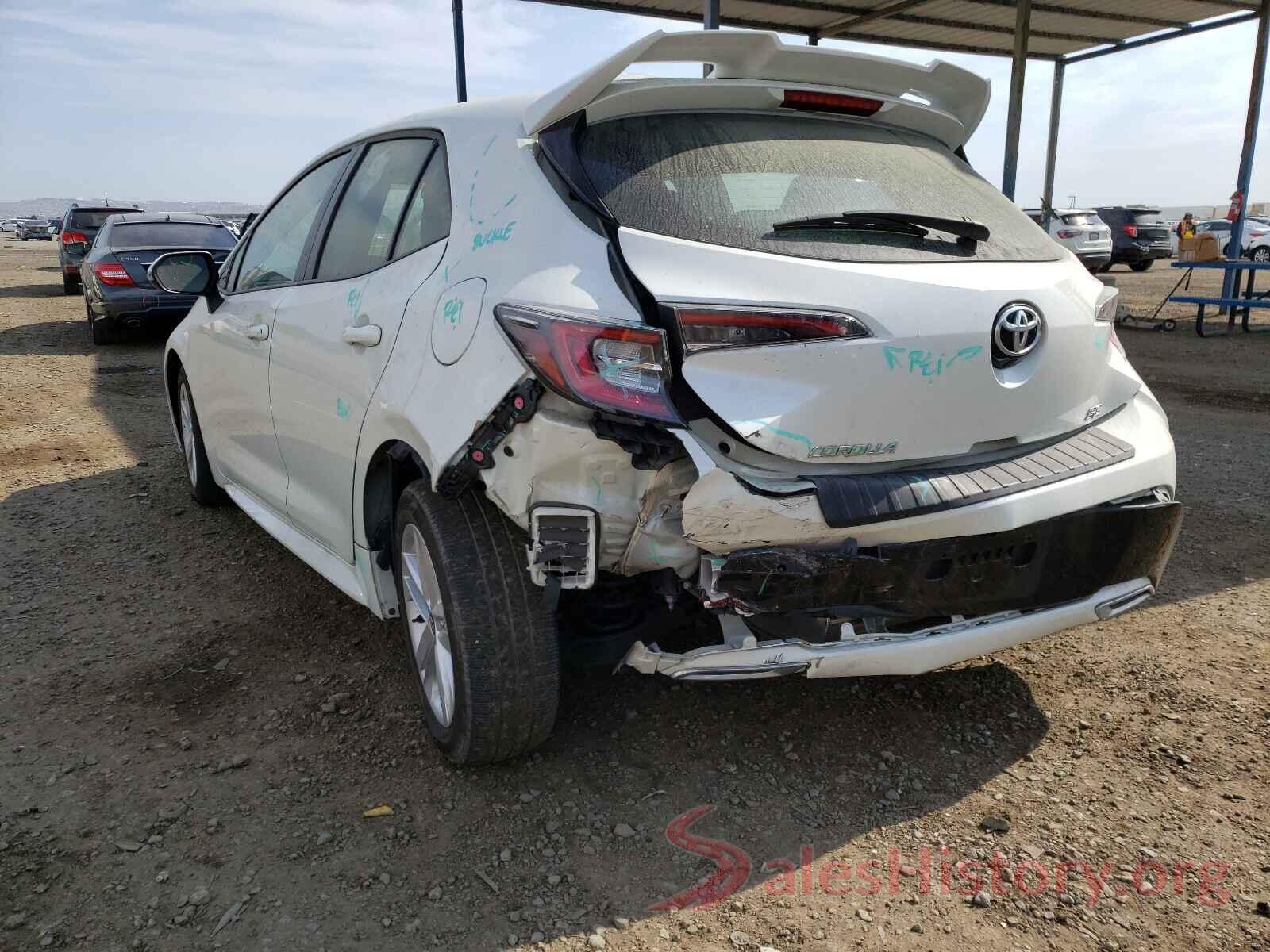 JTNK4RBE9K3030010 2019 TOYOTA COROLLA