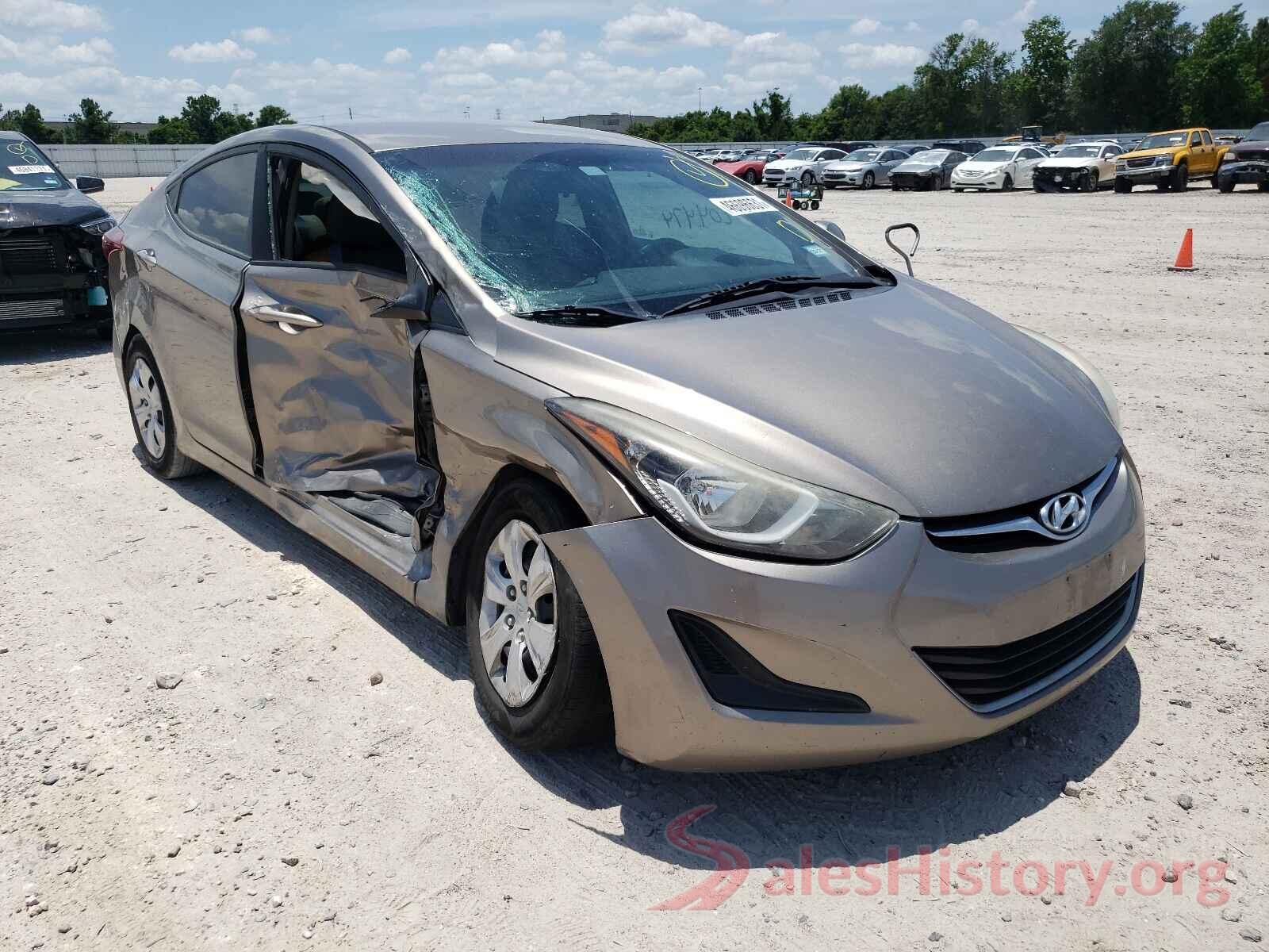 5NPDH4AE1GH688292 2016 HYUNDAI ELANTRA