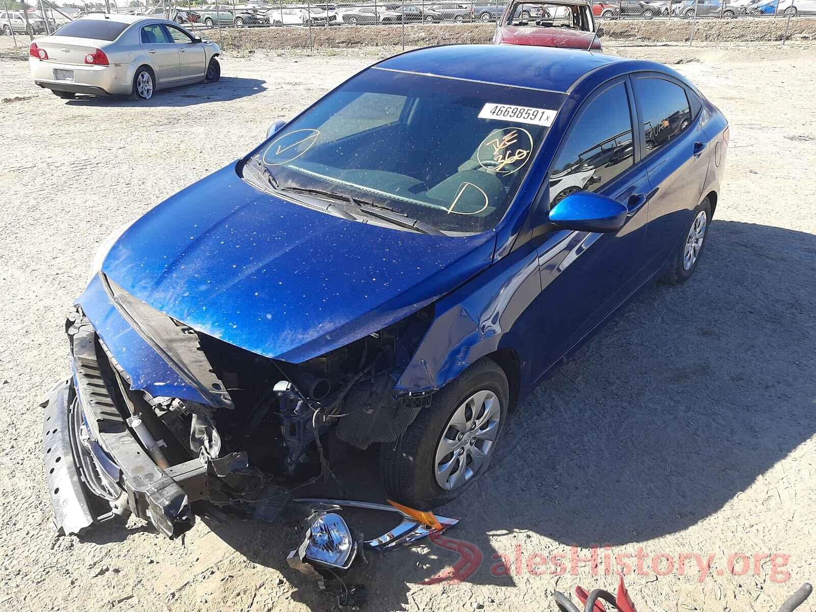 KMHCT4AE5HU294503 2017 HYUNDAI ACCENT