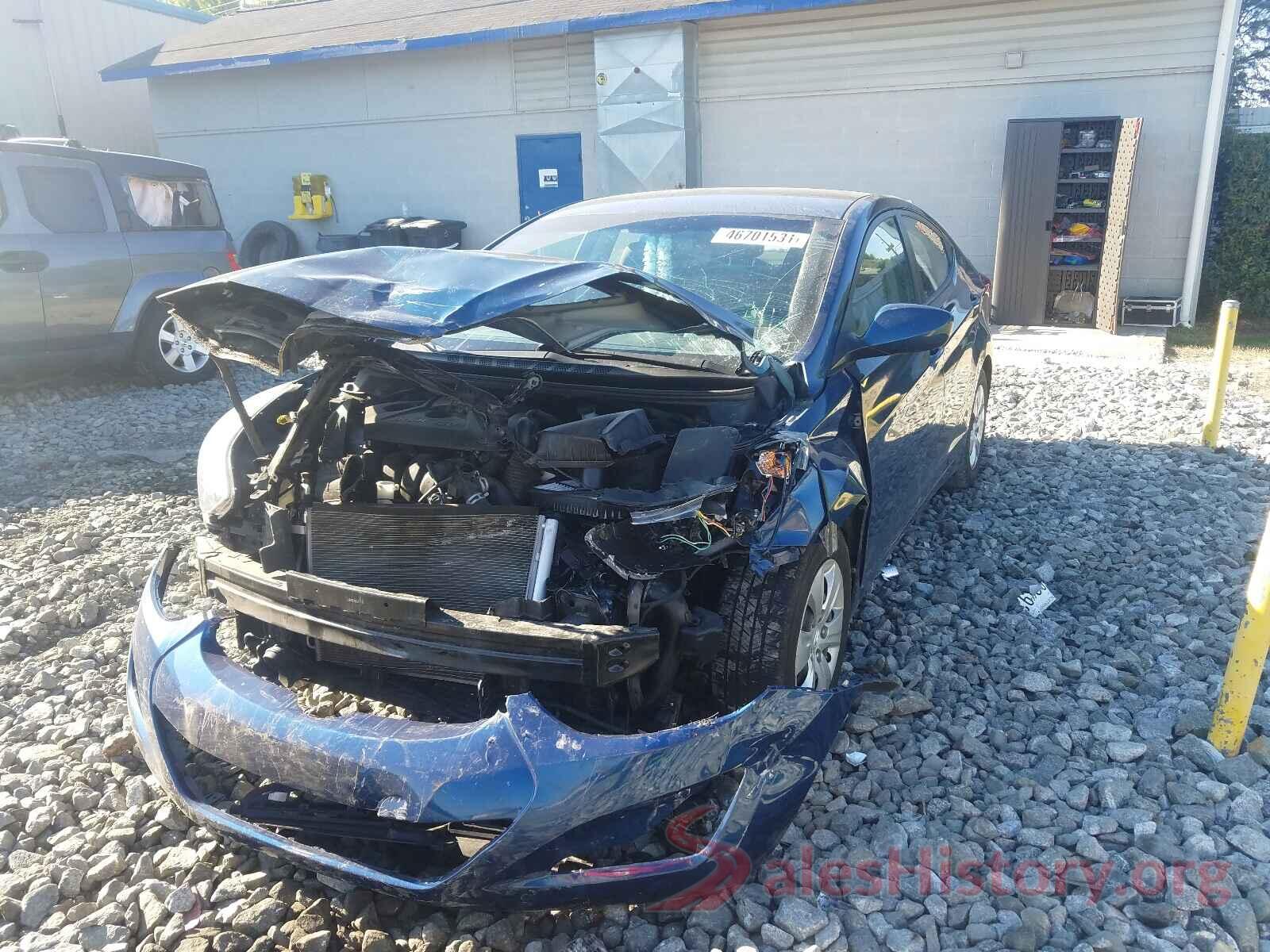 KMHDH4AE0GU600849 2016 HYUNDAI ELANTRA