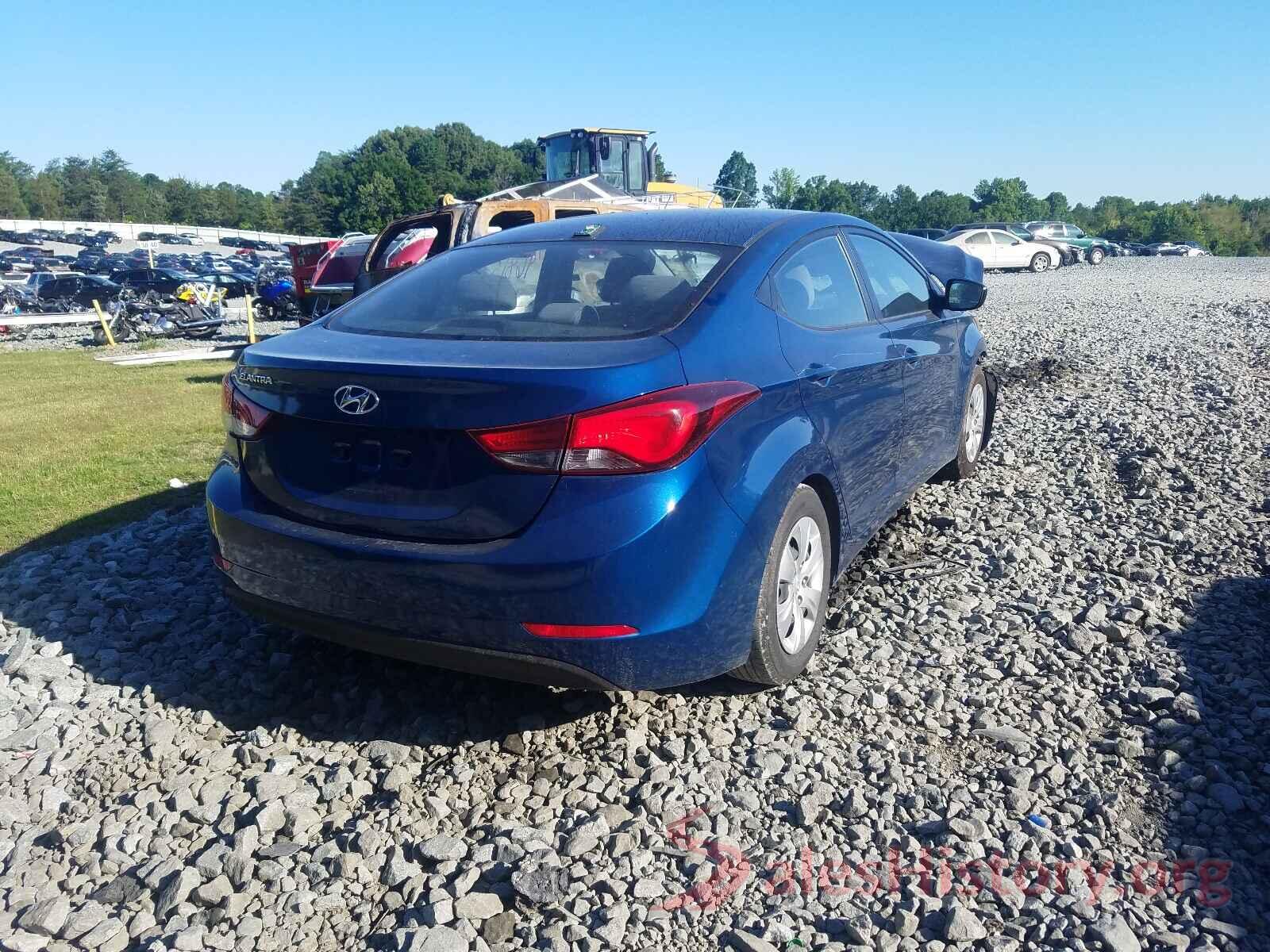 KMHDH4AE0GU600849 2016 HYUNDAI ELANTRA